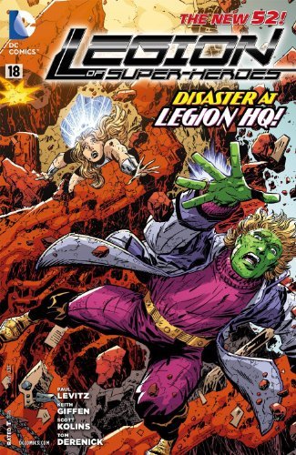 LEGION OF SUPER-HEROES #18 FATAL FIVE APPEARANCE PAUL LEVITZ NM 1ST PRINT