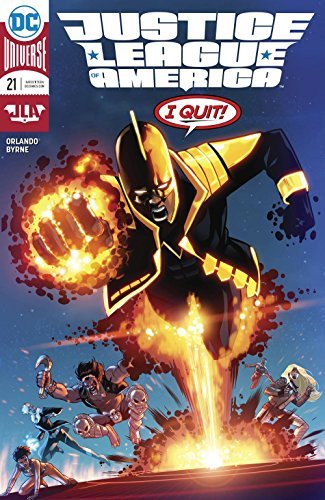 JUSTICE LEAGUE OF AMERICA #21 BYRNE CVR STEVE ORLANDO NM 1ST PRINT