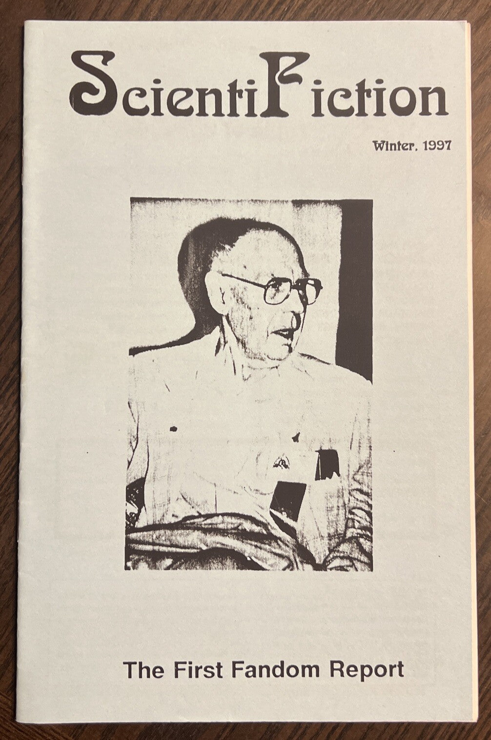 SCIENTIFICTION SCIENCE FICTION FANZINE WINTER 1997 RAY BEAM MARK SCHULZINGER