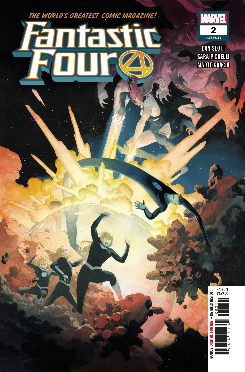 FANTASTIC FOUR #2 MARVEL NM 1ST PRINT 2018