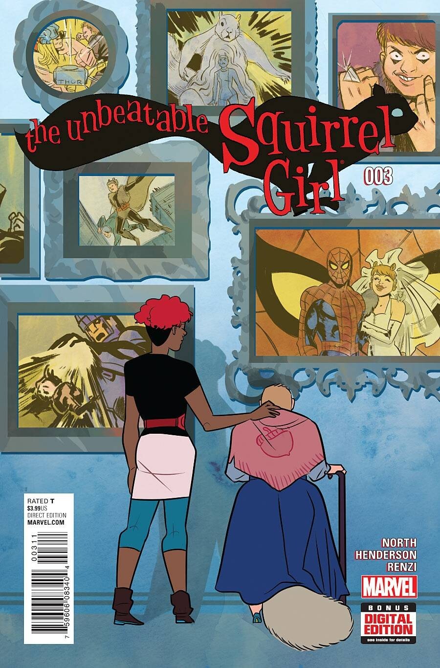 UNBEATABLE SQUIRREL GIRL #3 NM NORTH HENDERSON MARVEL COMICS 2016
