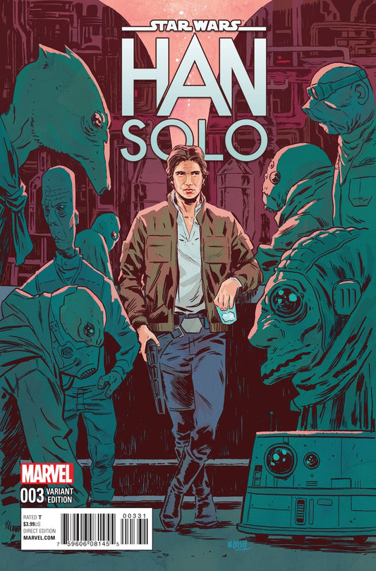 STAR WARS HAN SOLO #3 MARVEL VARIANT 1:15 NM FIRST PRINT 2016