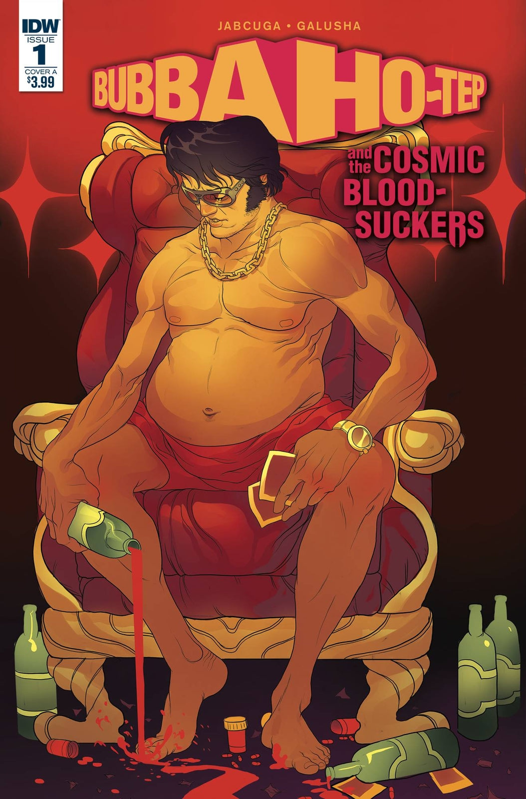 BUBBA HO-TEP & COSMIC BLOOD-SUCKERS #1 COVER A RIVAS IDW NM