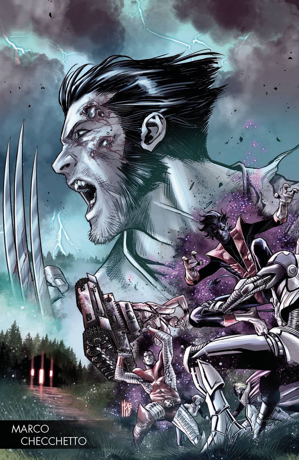 HUNT FOR WOLVERINE #1 CHECCHETTO YOUNG GUNS VARIANT MARVEL NM