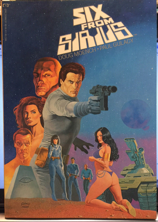 SIX FROM SIRIUS DOUG MOENCH PAPERBACK GRAPHIC NOVEL 1990 EPIC COMICS VFN/NM