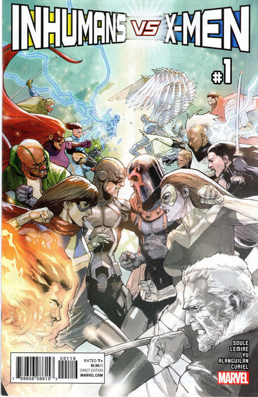 Inhumans Vs X-Men IVX #1 Premium Part Sketch Variant Marvel NM