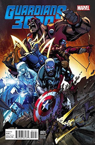 GUARDIANS 3000 #1 SANDOVAL 1-IN-25 VARIANT DAN ABNETT NM 1ST PRINT
