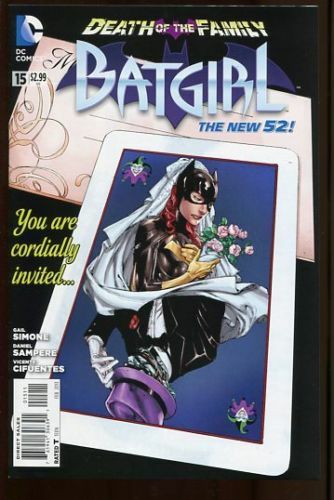 BATGIRL #15 DEATH OF THE FAMILY 2013 DC COMICS NEW 52 FN/VF JOKER