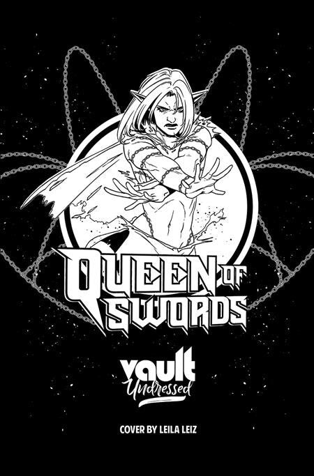QUEEN OF SWORDS #3 BARBARIC NM 1ST PRINT LEIZ POLYBAG VARIANT VAULT COMICS 2023