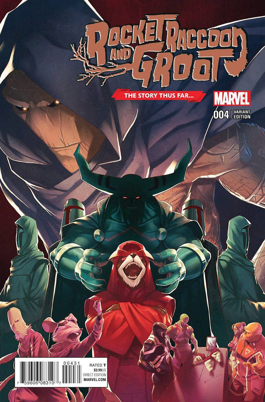 ROCKET RACCOON AND GROOT #4 STORY THUS far VARIANT MARVEL NM 1st PRINT 2016