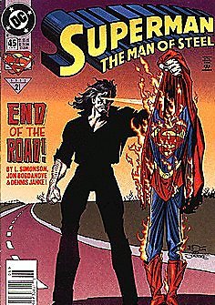 SUPERMAN: MAN OF STEEL 1991 SERIES #45 DC COMICS NM 1ST PRINT