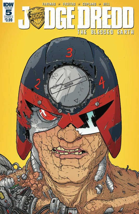 JUDGE DREDD BLESSED EARTH #5 COVER A NM 1ST PRINT IDW 2017