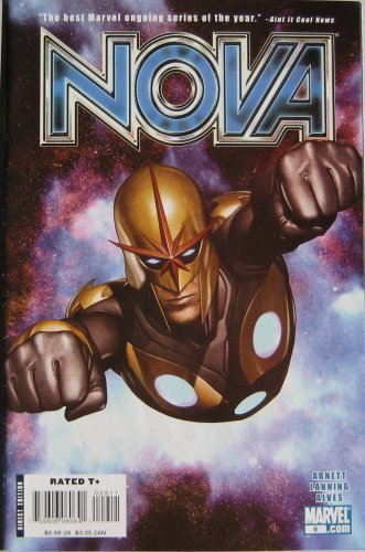 NOVA #9 FEBRUARY 2008 ABNETT LANNING ALVES NM 1ST PRINT
