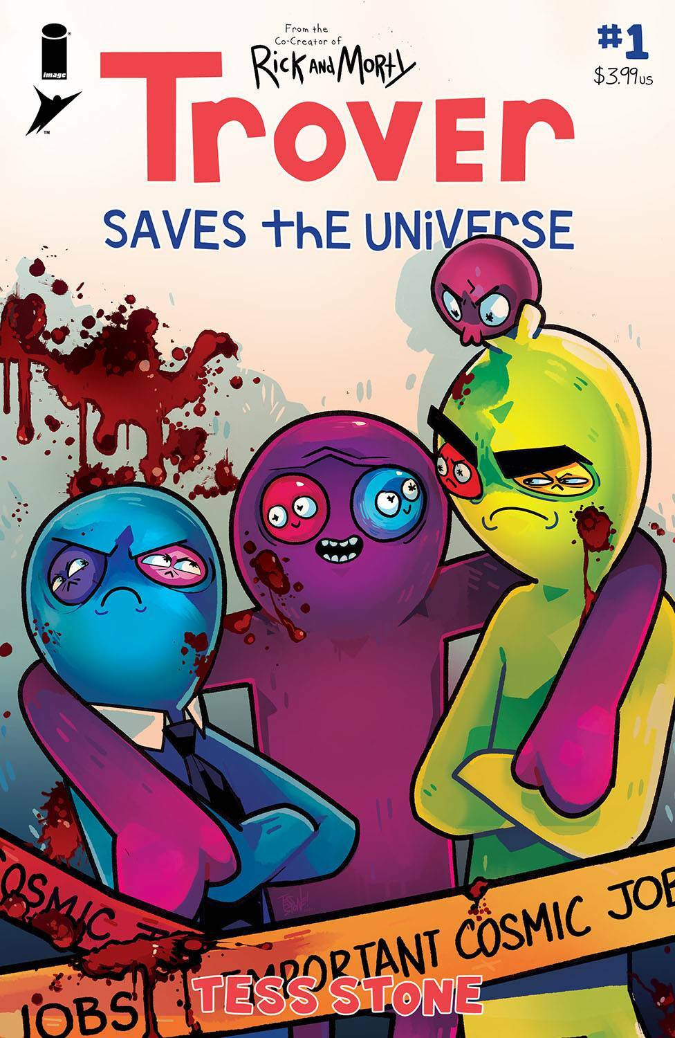 TROVER SAVES THE UNIVERSE #1 COVER A STONE IMAGE COMICS NM