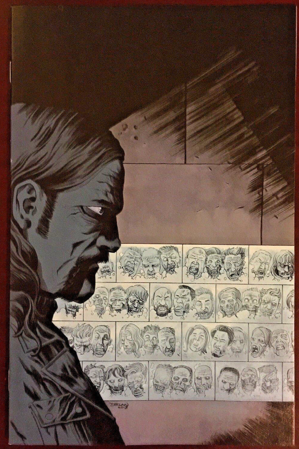 WALKING DEAD #27 15TH ANNIVERSARY BLIND BAG SHALVEY COLOR VIRGIN VARIANT NM