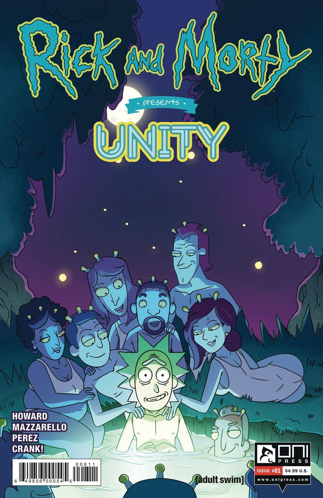 RICK AND MORTY PRESENTS UNITY #1 COVER A CANNON  ONI NM 1ST PRINT 2019