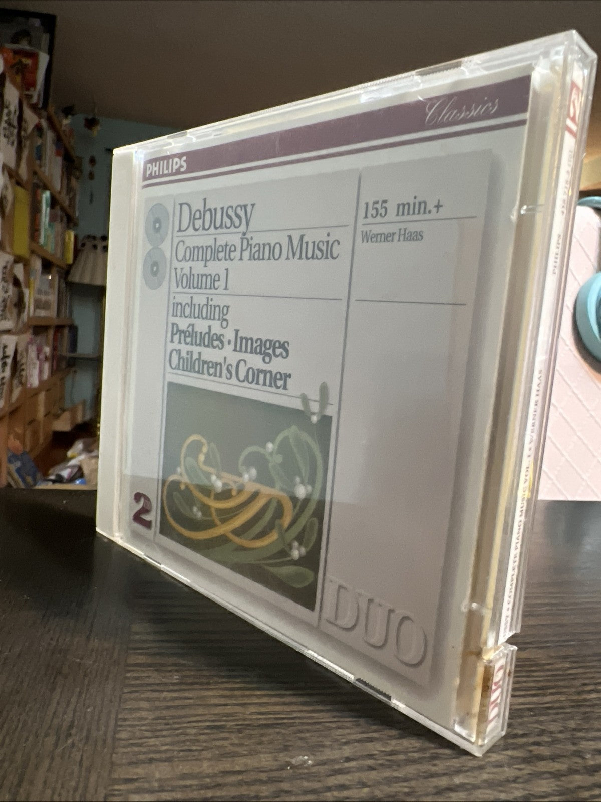 Debussy Complete Piano Music Volume 1 Philips 438 2 CD SET Werner Haas