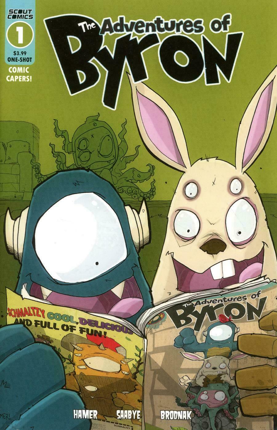 ADVENTURES OF BYRON #1 SCOUT COMICS 2020 CHRIS HAMER 1ST PRINT