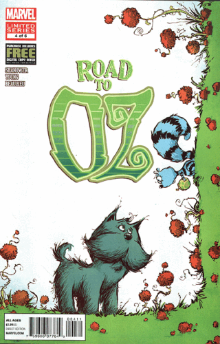 ROAD TO OZ #4 ERIC SHANOWER VF/NM MARVEL COMICS 1ST PRINT