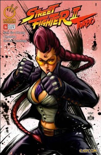 STREET FIGHTER II TURBO 5 COVER B STREET FIGHTER II TURBO KEN SIU- NM 1ST PRINT