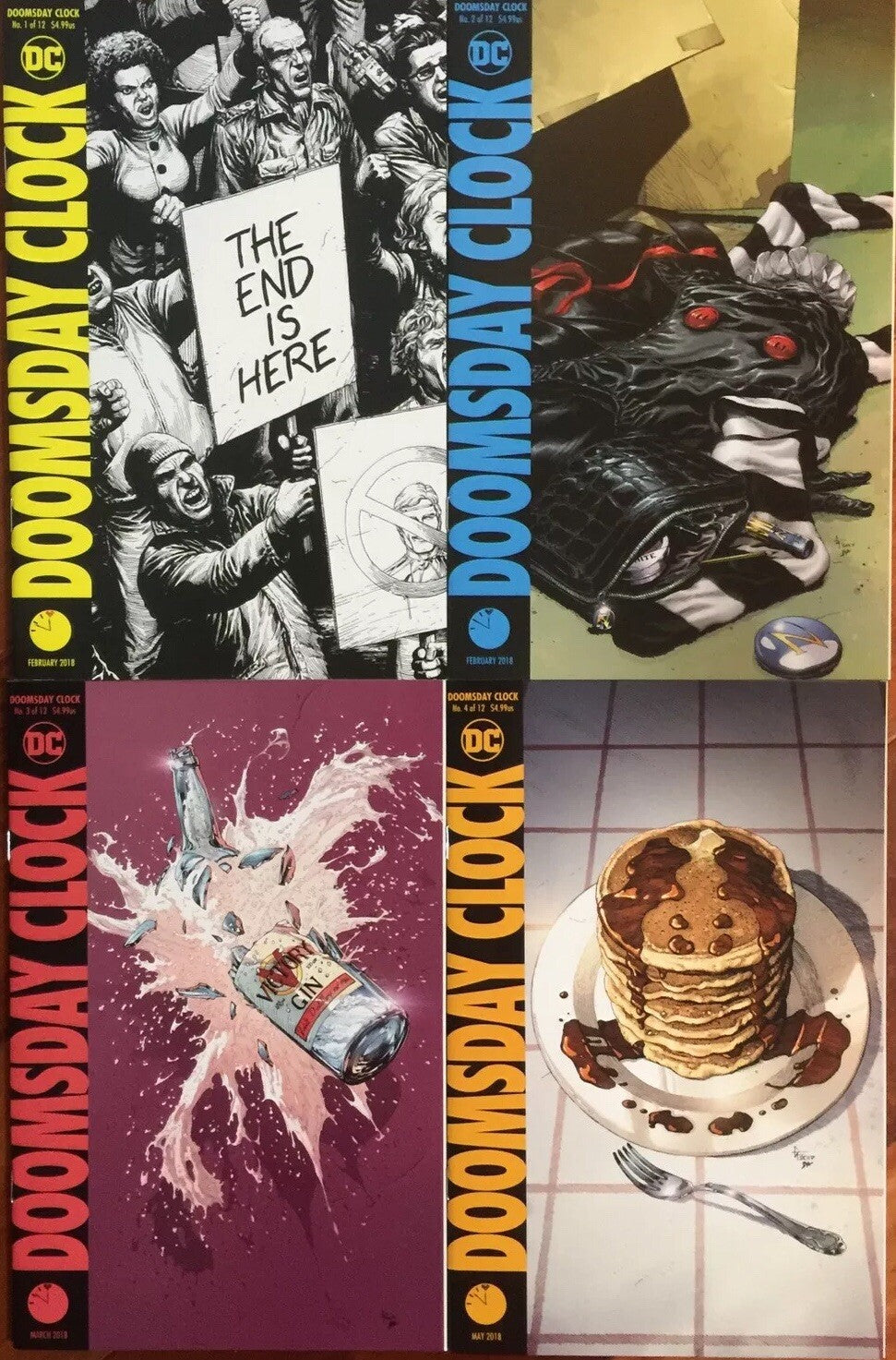 DOOMSDAY CLOCK #1 2 3 AND 4 NM SET OF 4