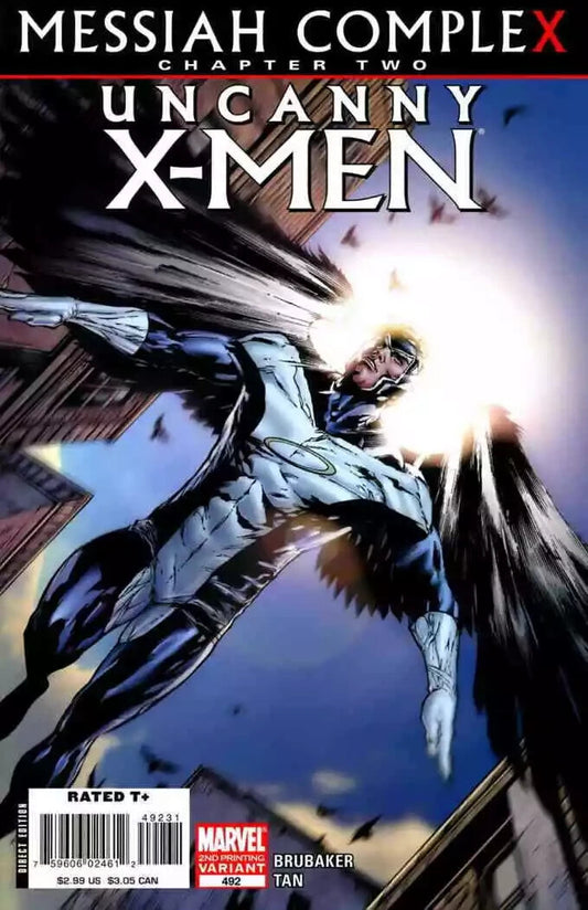 UNCANNY X-MEN #492 2nd PRINT VARIANT MARVEL VF/NM 2008