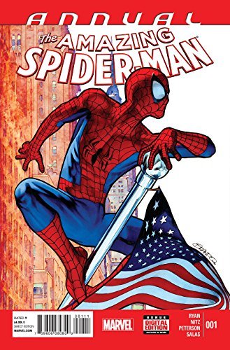 AMAZING SPIDER-MAN ANNUAL #1  MARVEL  NM 1st PRINT 2014 FLAG COVER