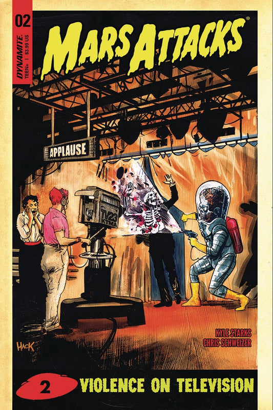MARS ATTACKS #2 COVER D HACK DYNAMITE NM 1ST PRINT 2018