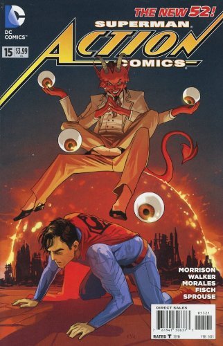 ACTION COMICS #15 VARIANT COVER COMIC BOOK 2013 NEW 52 DC  NM FIRST PRINT