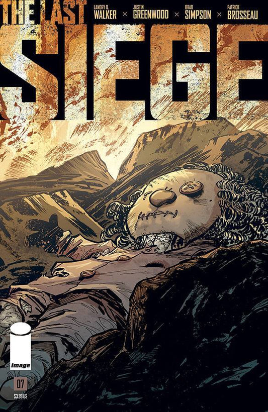 LAST SIEGE #7 COVER A GREENWOOD IMAGE NM 1ST PRINT 2018
