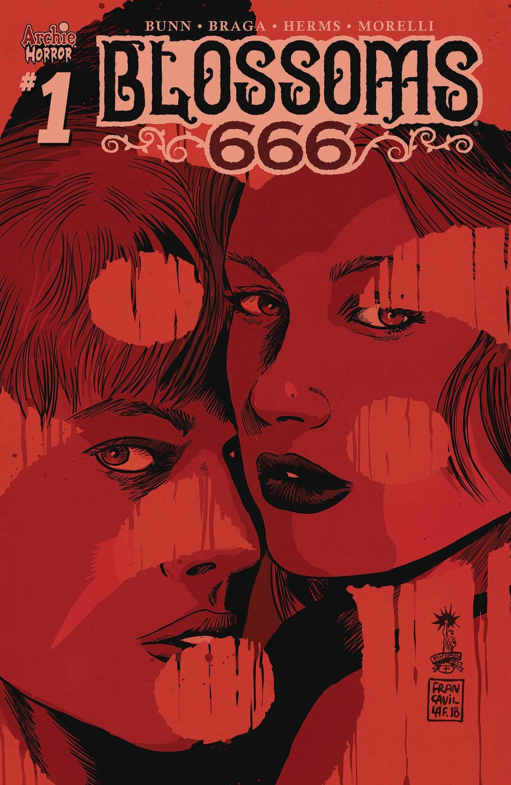 BLOSSOMS 666 #1 C FRANCAVILLA ARCHIE COMIC PUBLICATIONS VFN/NM 1ST PRINT 2019