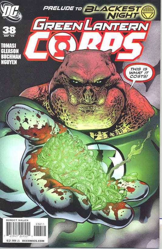 GREEN LANTERN CORPS #38 PRELUDE TO BLACKEST NIGHT NM 1ST PRINT DC 2009