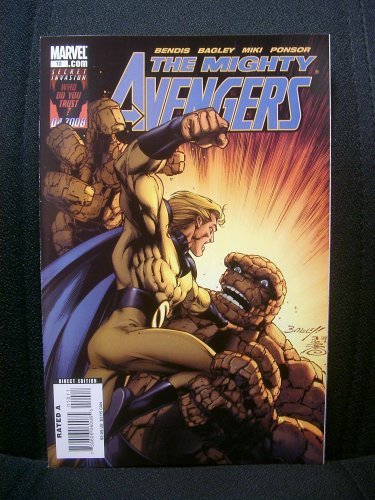 MIGHTY AVENGERS #10 / TIME IS ON NO ONE'S SIDE BRIAN BENDIS MARK B NM 1ST PRINT