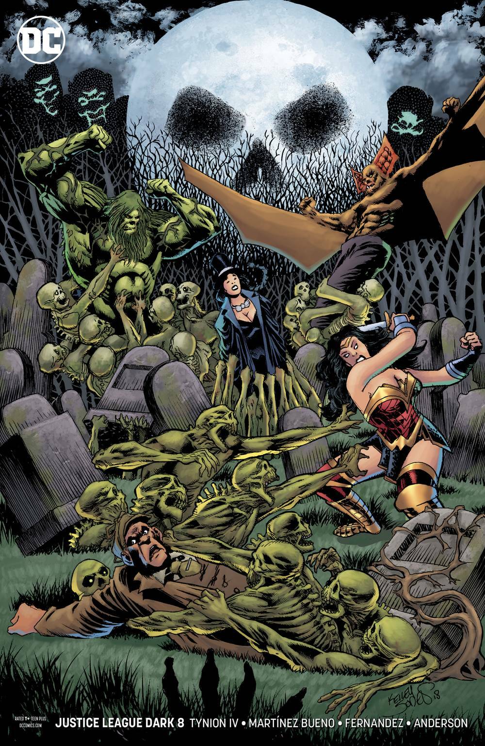 JUSTICE LEAGUE DARK #8 VARIANT ED DC NM 1ST PRINT 2019