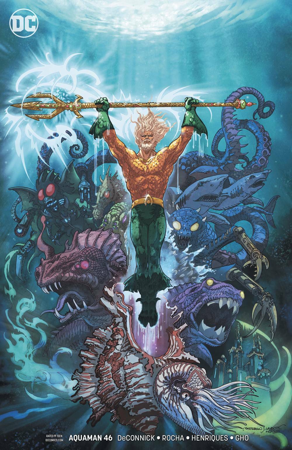 AQUAMAN #46 VARIANT ED DC NM 1ST PRINT 2019