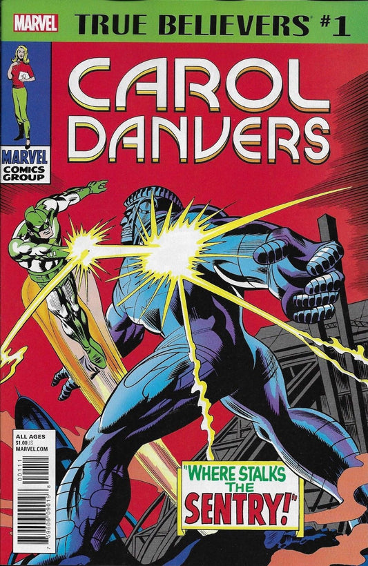 TRUE BELIEVERS CAROL DANVERS #1 MARVEL NM
