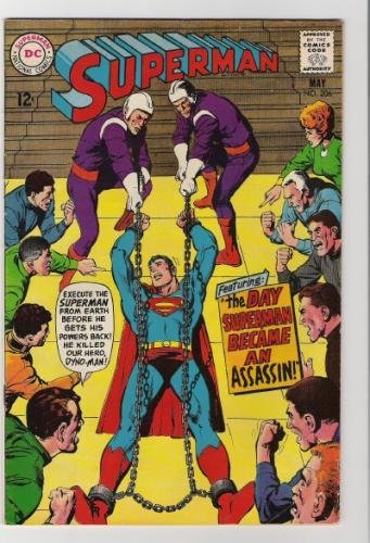 SUPERMAN #206 DC FN/VFN 1ST PRINT