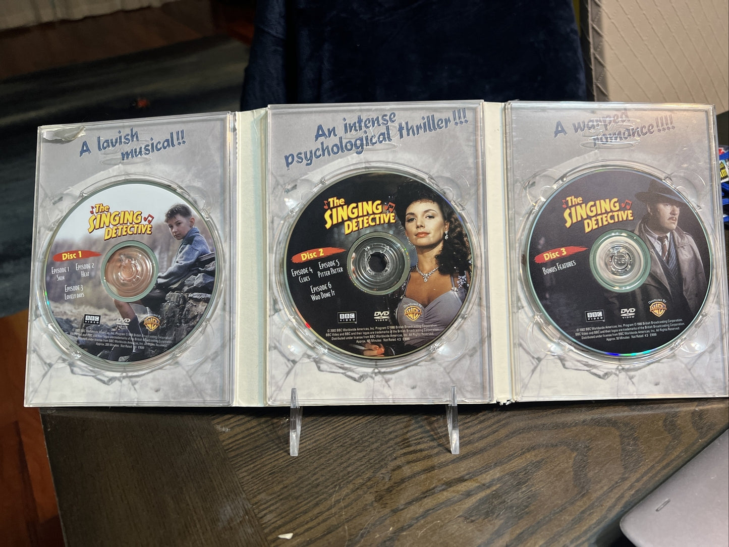 The Singing Detective Complete Series BBC DVD 2003 3-Disc Set Good condition