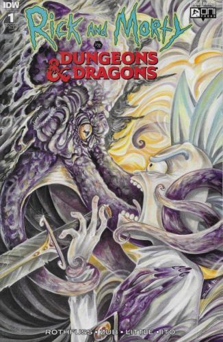 RICK & MORTY VS DUNGEONS & DRAGONS #1 1:10 RI-A VARIANT COVER IDW NM
