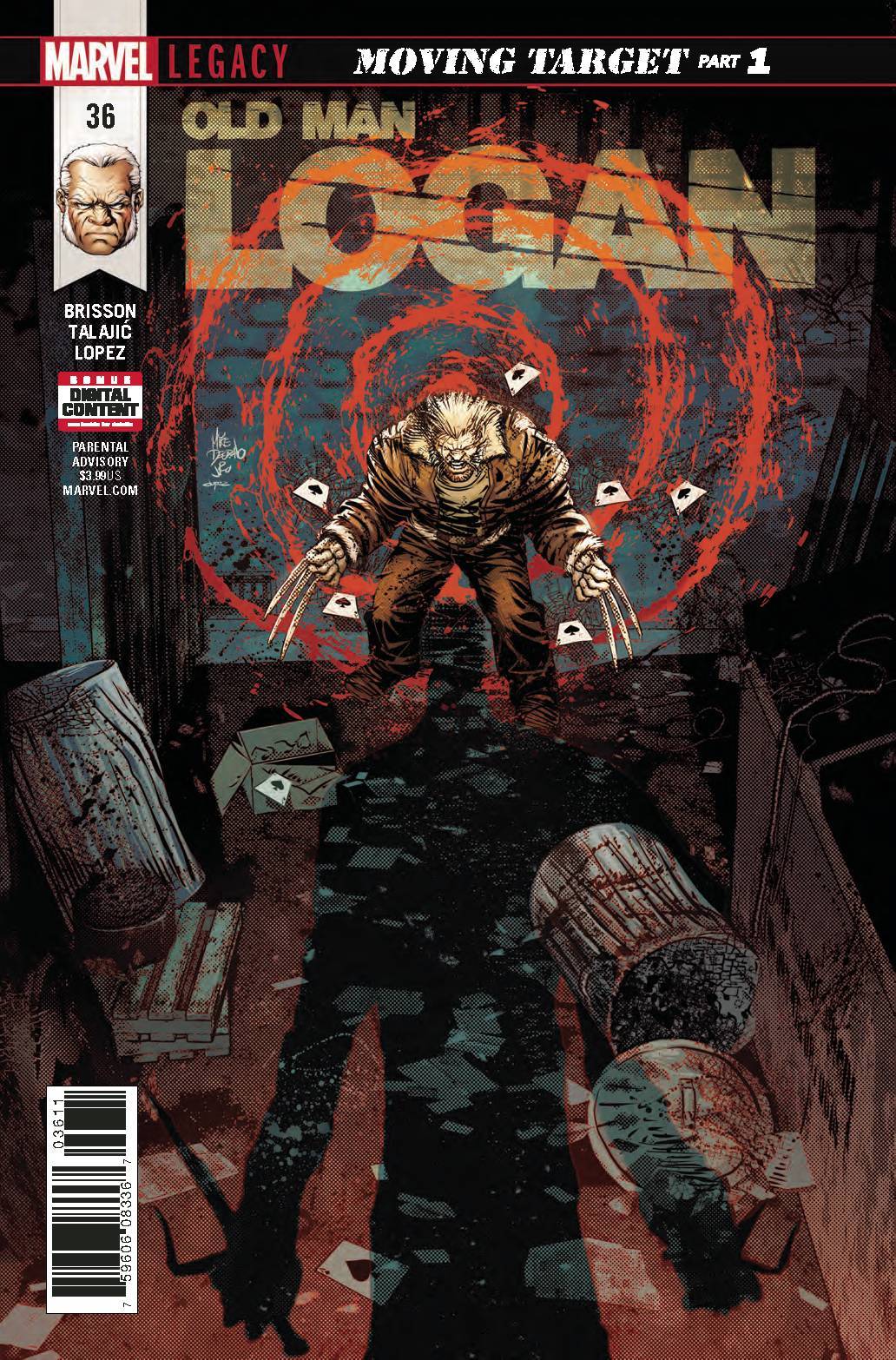 OLD MAN LOGAN #36 MOVING TARGET PT 1 NM 1ST PRINT MARVEL 2018