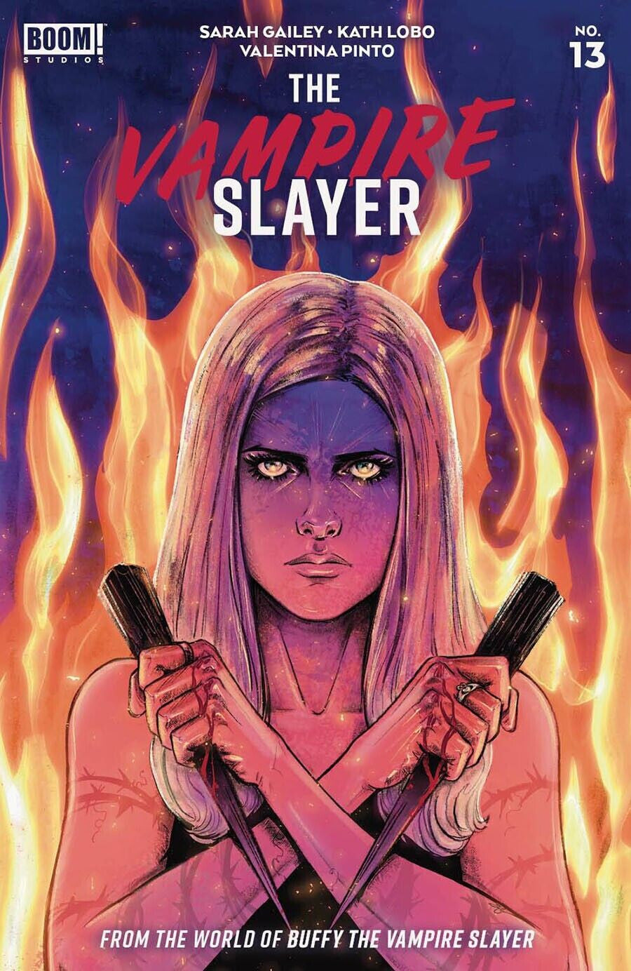 THE VAMPlRE SLAYER #13 PATRIDGE MAIN COVER BUFFY BOOM STUDIOS 2023 VFN+