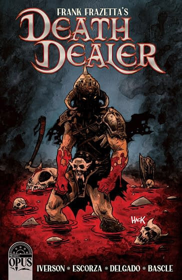 FRAZETTA DEATH DEALER #9 1:5 HACK VARIANT COVER OPUS COMICS 2023