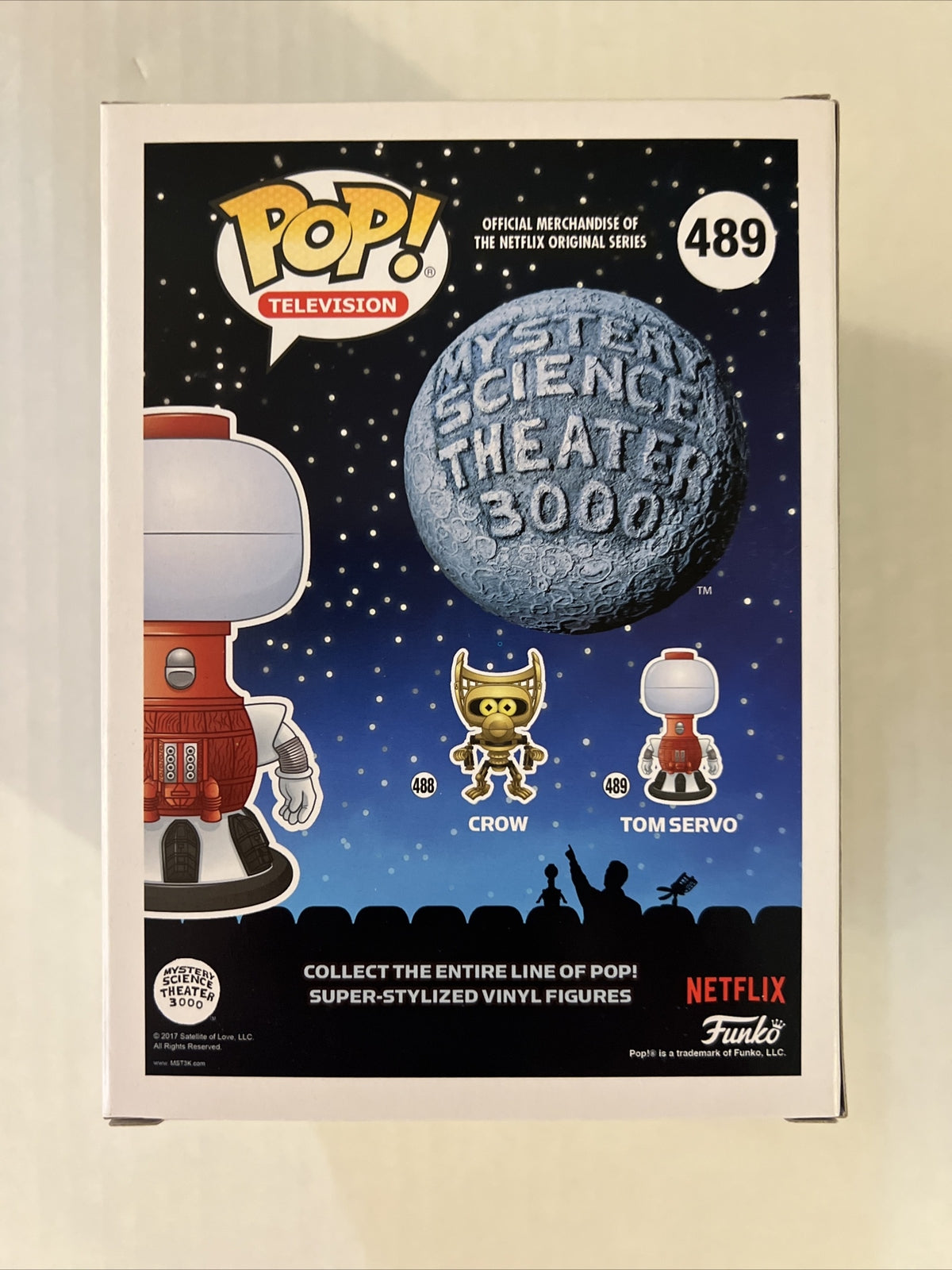 FUNKO POP! MYSTERY SCIENCE THEATER 3000 TOM SERVO #489 NEW FRESH FROM CASE!