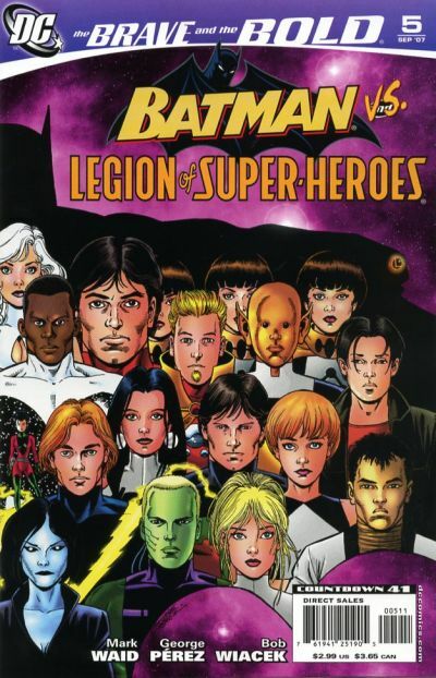BRAVE AND THE BOLD #5 WAID GEORGE PEREZ LEGION SUPERHEROES NM 1ST PRINT DC 2007