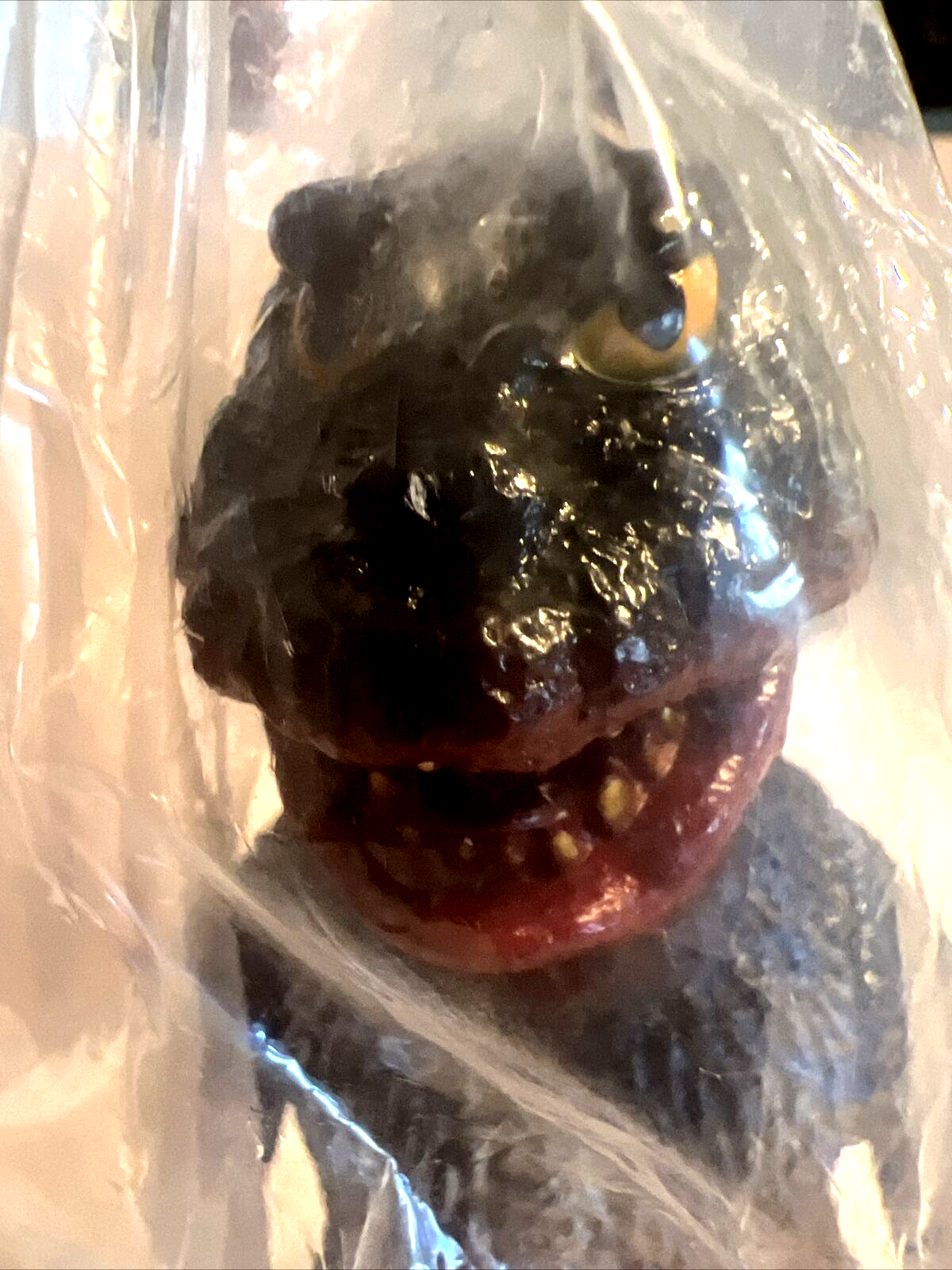 GODZILLA KAIJU GIGABRAIN VINYL GREEN BROWN SILVER 2013 USA SELLER 9.5" HIGH