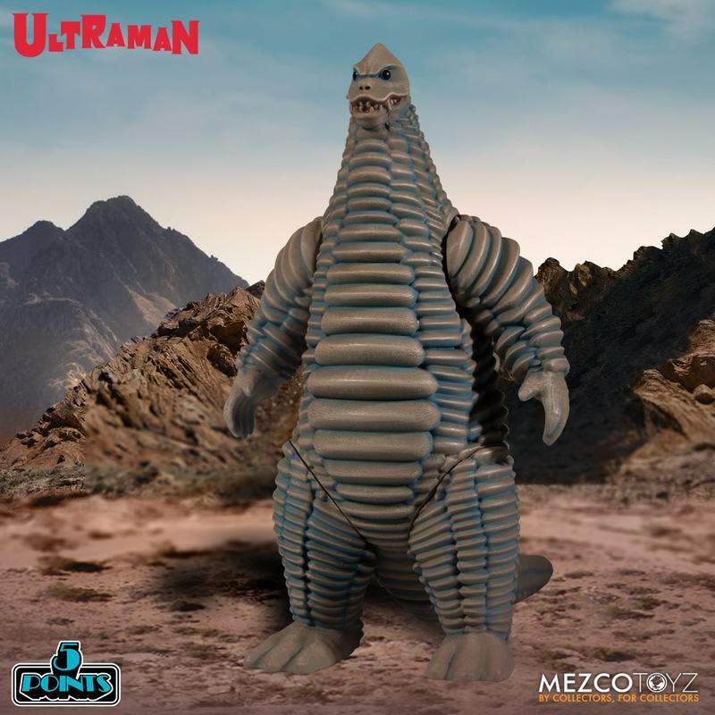 MEZCO TOYZ 5 POINTS ULTRAMAN & RED KING 2 PACK ACTION FIGURE BOXED SET