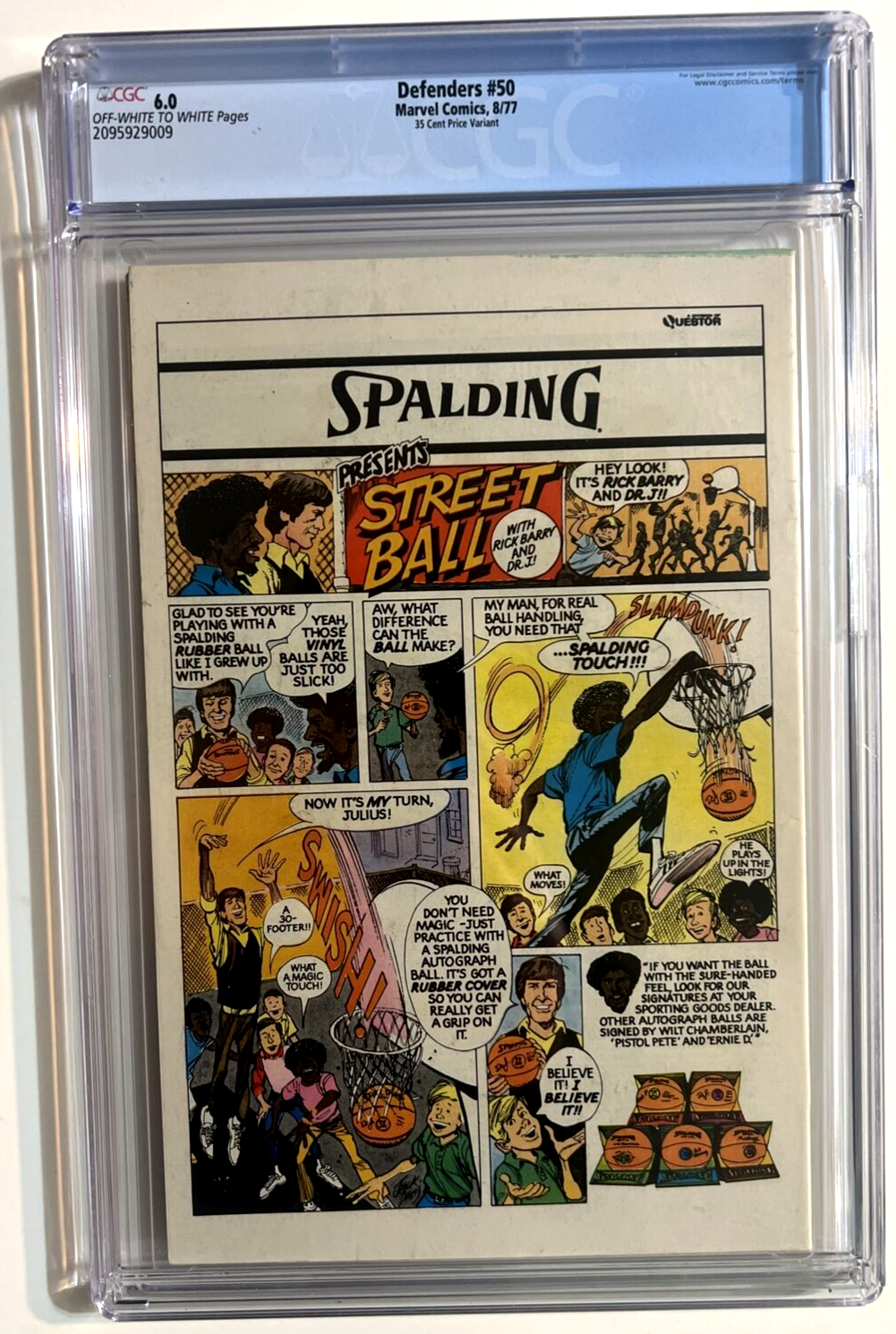 DEFENDERS #50 CGC 6.0 MARVEL COMICS 1977 BRONZE AGE 35 CENT VARIANT