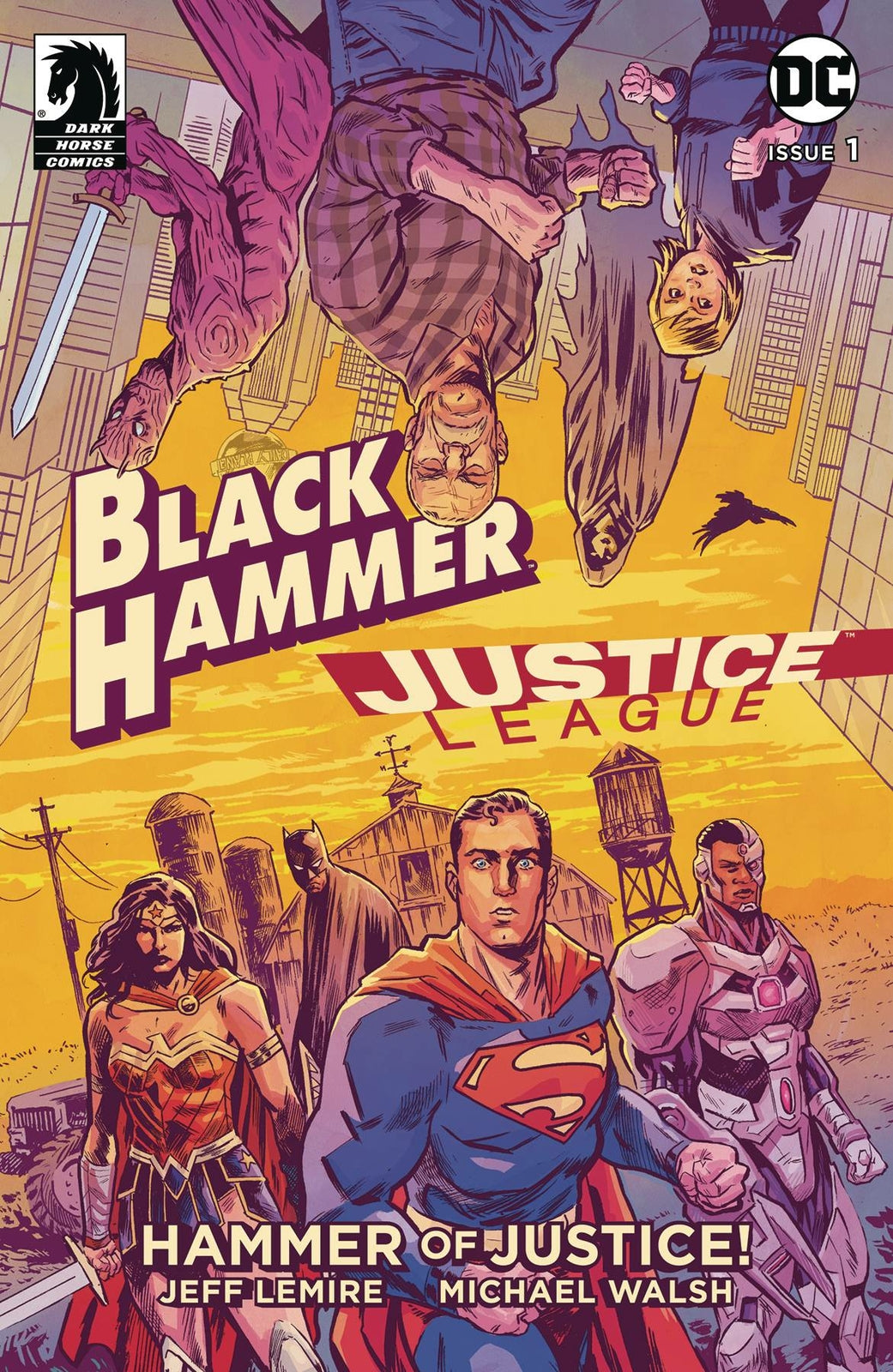 BLACK HAMMER JUSTICE LEAGUE #1 COVER A WALSH DARK HORSE NM 1ST PRINT 2019