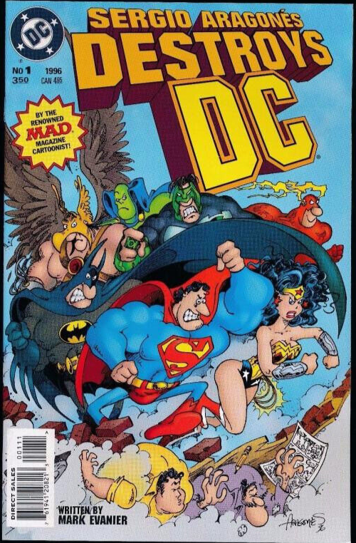 SERGIO ARAGONES DESTROYS THE DC UNIVERSE #1 NM- 1996