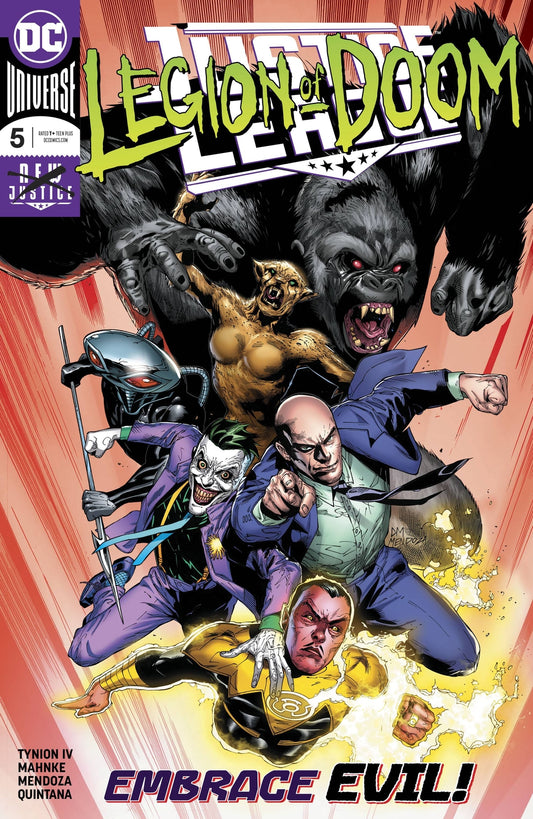 JUSTICE LEAGUE #5 MAIN COVER 2018 DC NM